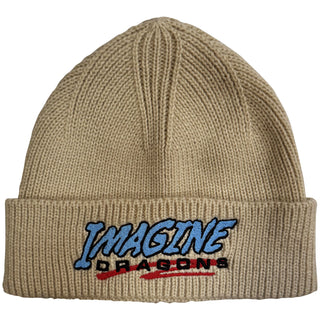 Imagine Dragons Beanie Hat: Logo (Natural)