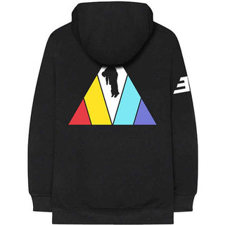 Imagine Dragons Zipped Hoodie: Triangle (Back Print)
