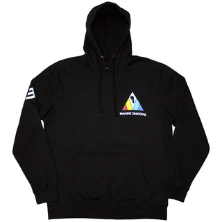 Imagine Dragons Pullover Hoodie: Triangle (Back & Sleeve Print)
