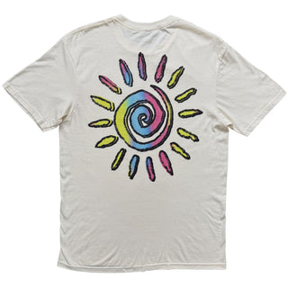 Imagine Dragons T-Shirt: Sun Logo (Natural) (Back Print)