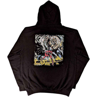 Iron Maiden Pullover Hoodie: Number Of The Beast Vintage Logo Faded Edge Album