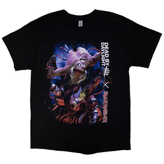 Iron Maiden Unisex T-Shirt: Dead By Daylight Monster Eddie (Black) (Back Print)