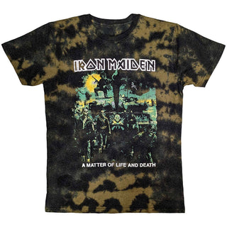 Iron Maiden Unisex T-Shirt: A Matter Of Life & Death (Wash Collection)