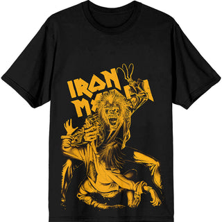 Iron Maiden T-Shirt: No Prayer Claw Jumbo Yellow (Black)