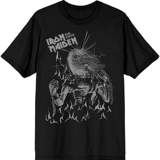 Iron Maiden T-Shirt: Est. 1975 Life After Death Flames (Black)