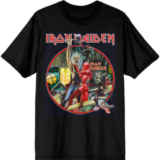 Iron Maiden T-Shirt: Paradise Club Circle (Black)
