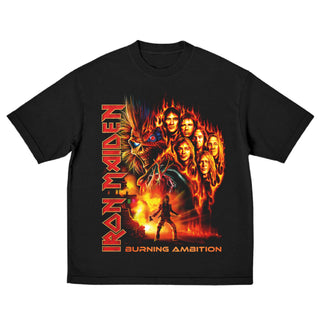 Iron Maiden T-Shirt: Burning Ambition (Black)