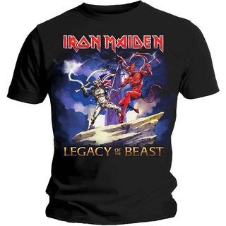 Iron Maiden T-Shirt: Legacy Beast Fight (Back Print)