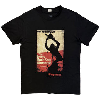 The Texas Chainsaw Massacre T-Shirt: Who Will Survive (Black)