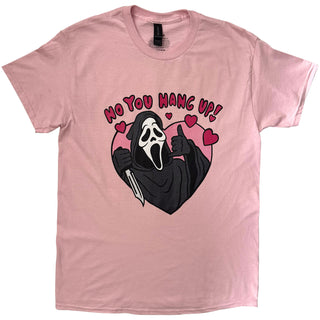 Ghostface T-Shirt: No You Hang Up (Pink)