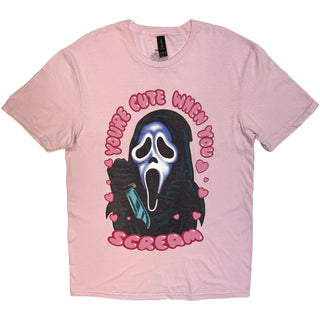 Ghostface T-Shirt: You're Cute When You Scream (Black)