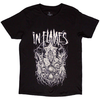 In Flames Unisex T-Shirt: Buried in Time (Black) (Back Print)