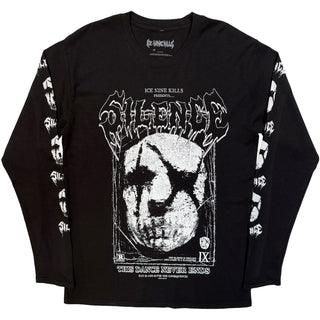 Ice Nine Kills Long Sleeve T-Shirt: The Dance Never Ends (Black) (Sleeve Print)