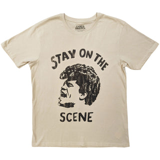 James Brown T-Shirt: Stay On The Scene (Sand)