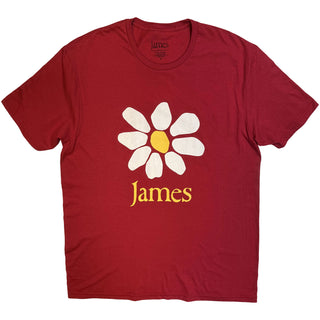 James T-Shirt: Daisy Logo (Red)
