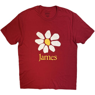 James T-Shirt: Daisy Logo (Red)