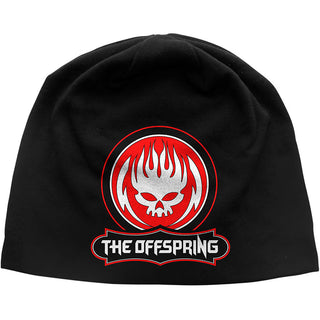 The Offspring Beanie Hat: Skull Logo JD Print (Black)