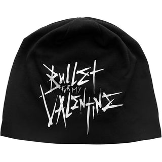 Bullet For My Valentine Beanie Hat: Logo JD Print 2 (Black)