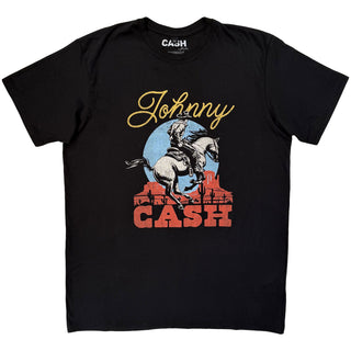Johnny Cash Premium Carbon T-Shirt: Cowboy (Black)