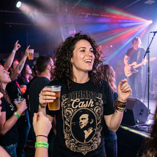 Johnny Cash Premium Carbon T-Shirt: Nashville (Black)