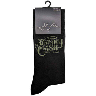 Johnny Cash Ankle Socks: Text Logo