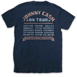 Johnny Cash T-Shirt: All Star Tour (Back Print)