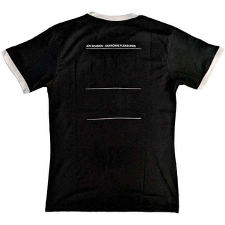 Joy Division Ringer T-Shirt: Unknown Pleasures (Back Print)