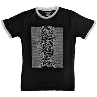Joy Division Ringer T-Shirt: Unknown Pleasures (Back Print)