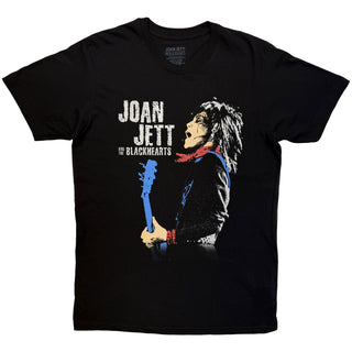 Joan Jett & The Blackhearts T-Shirt: Blue Guitar (Black)