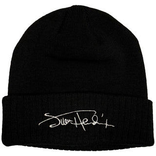 Jimi Hendrix Beanie Hat: Signature Logo (Black)
