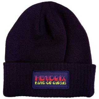 Jimi Hendrix Beanie Hat: Band Of Gypsys (Purple)