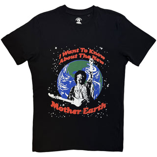 Jimi Hendrix T-Shirt: Earth Day (Black)