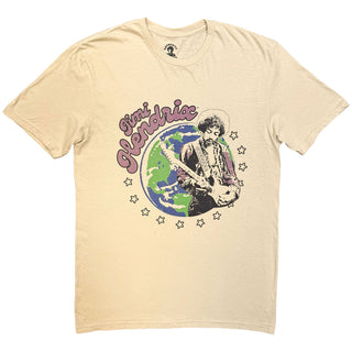 Jimi Hendrix T-Shirt: Earth (Sand)