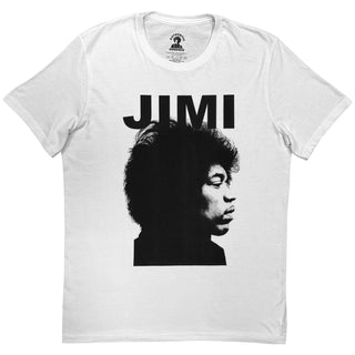 Jimi Hendrix T-Shirt: Side Shot (White)
