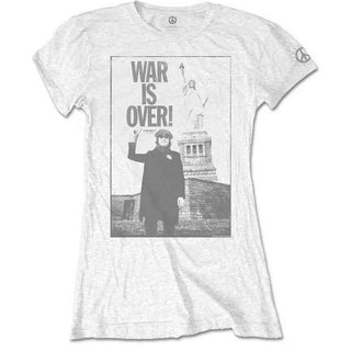 John Lennon Ladies T-Shirt: Liberty (White)
