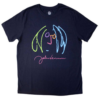 John Lennon Unisex T-Shirt: Self Portrait Full Colour