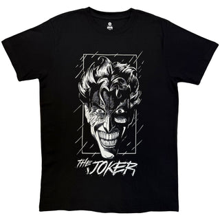 DC Comics T-Shirt: Joker Black & White Grin (Black)
