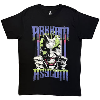 DC Comics T-Shirt: Joker Arkham Asylum (Black)