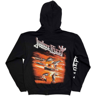 Judas Priest Zipped Hoodie: Firepower (Back Print)