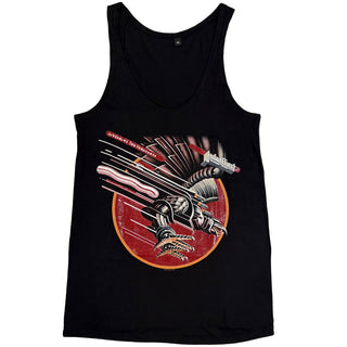 Judas Priest Ladies Vest T-Shirt: Vengeance (Embellished)