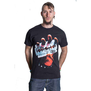 Judas Priest Unisex T-Shirt: British Steel (Black)