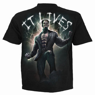 Spiral T-Shirt: It Lives (Black) (Back Print)