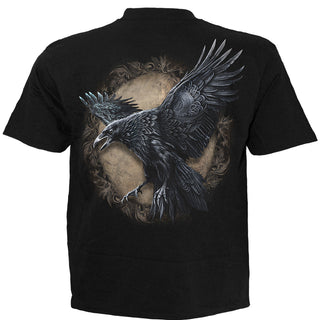 Spiral T-Shirt: Raven Wise (Black)