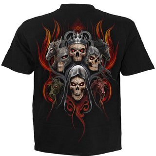 Spiral T-Shirt: Revelation (Black) (Back Print)