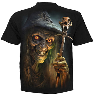 Spiral T-Shirt: Witch's Brew (Black) (Back Print)