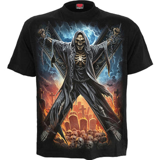 Spiral T-Shirt: Crossed Over (Black)