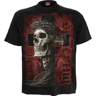 Spiral T-Shirt: Silent Suffering (Black) (Back Print)