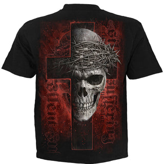 Spiral T-Shirt: Silent Suffering (Black) (Back Print)