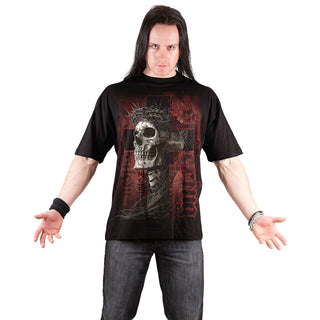 Spiral T-Shirt: Silent Suffering (Black) (Back Print)