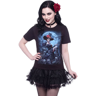 Spiral T-Shirt: Night Of The Dead (Black)